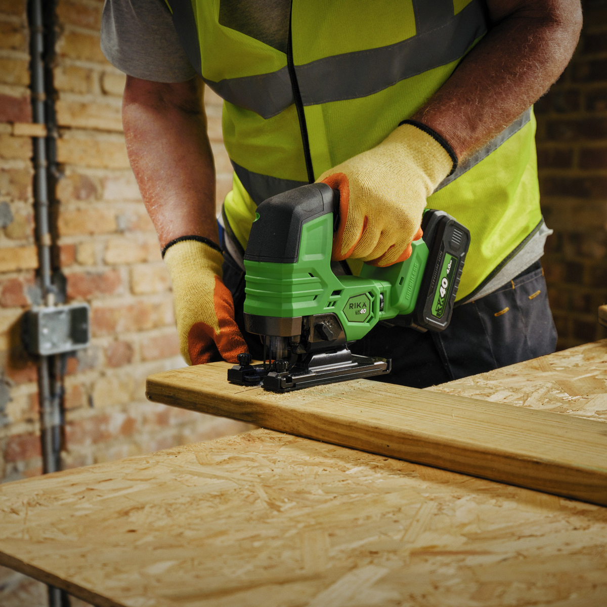 Rikä RK40 40V Cordless Jigsaw | Brushless Motor | Body Only
